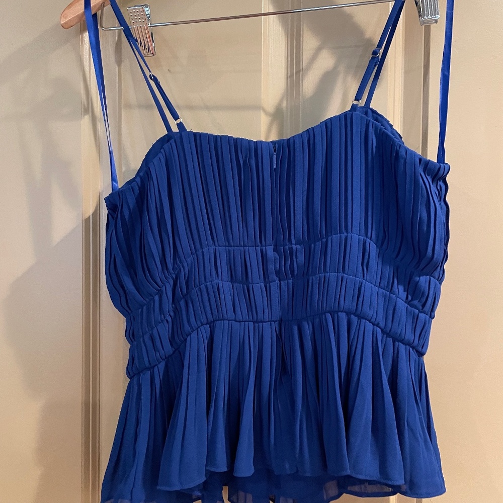 Royal Blue Blouse